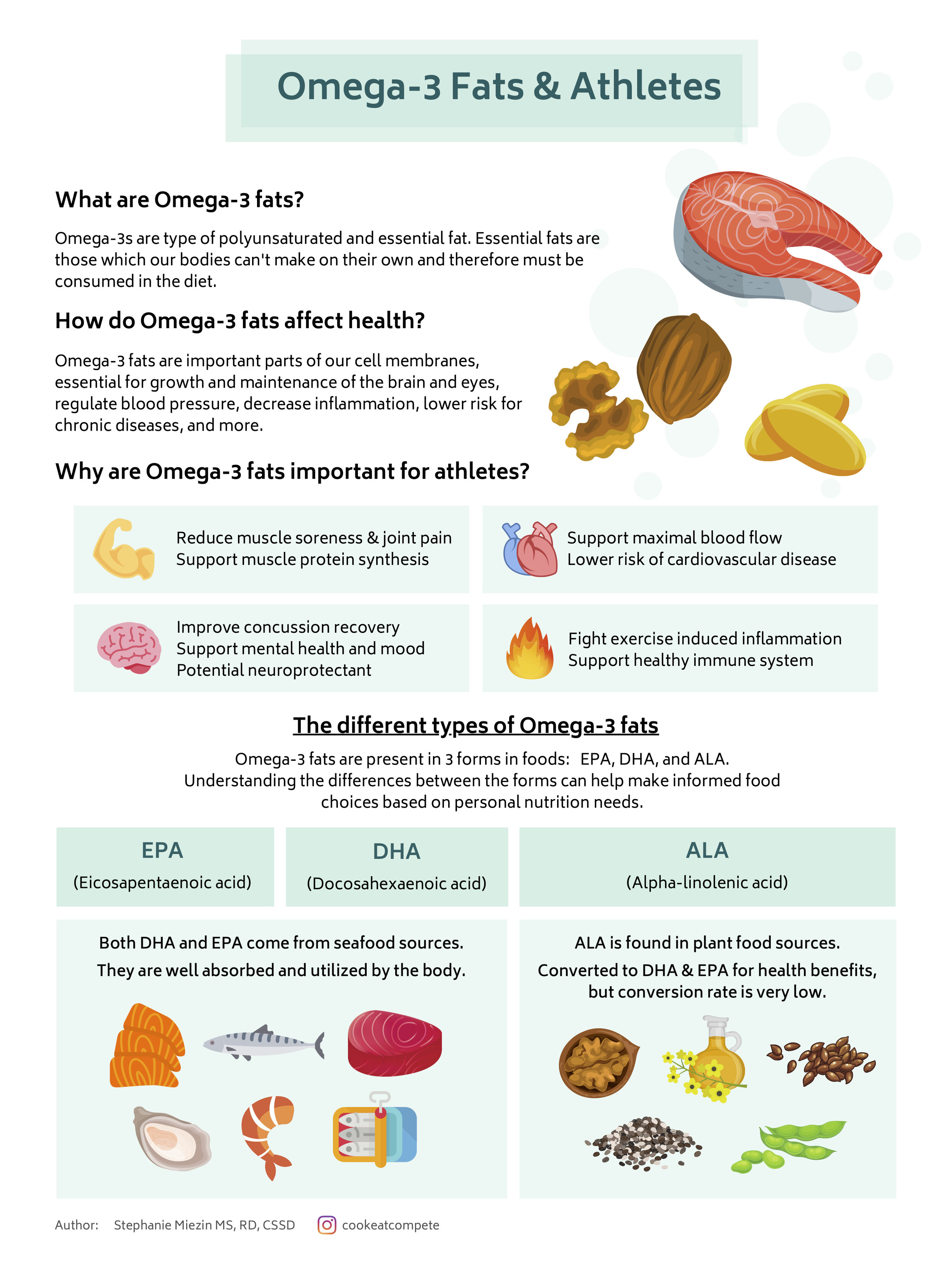 Omega- fatty acids and inflammation in athletes